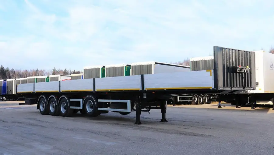 Полуприцеп бортовой Тонар B4-16V/VK (97882) (4 оси)