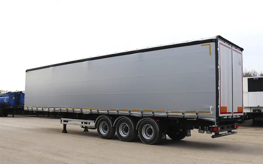 Тентованный полуприцеп Тонар T3-13/K (9888) (алюминиевые борта)